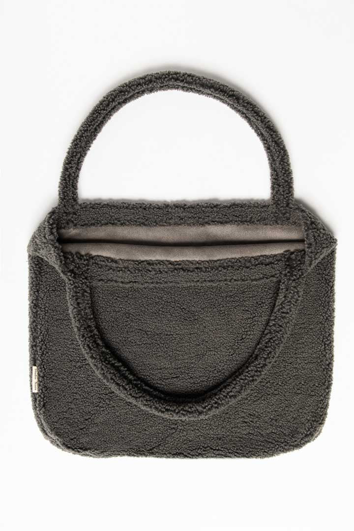 Teddy Mom Bag | Dark Grey