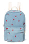 Denim Midi Rugzak | Blue Hearts