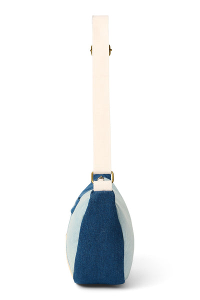 Patchwork Adult Fanny Pack | Denim