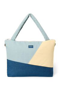  Denim Patchwork Diaper Bag 