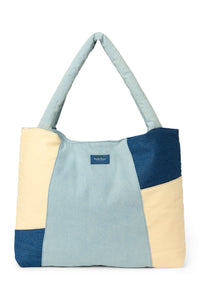  Denim Patchwork Mom Bag 