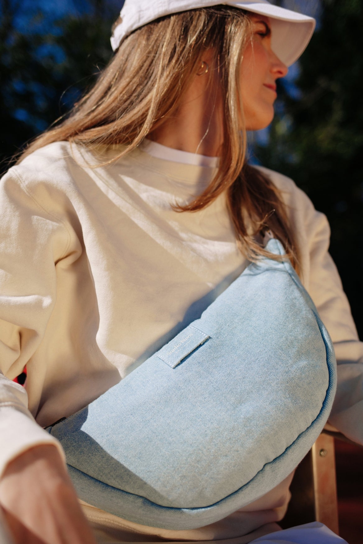 Denim Adult Sac Banane | Bleu