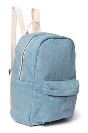 Denim Midi Backpack | Blue