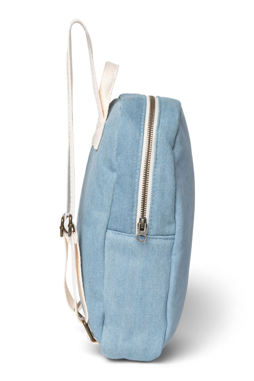 Denim Mini Backpack | Blue