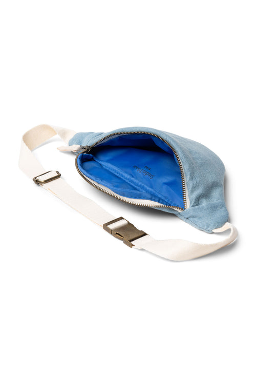 Denim Solid Mini Fanny Pack