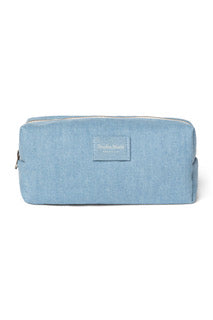 Denim Solid Pouch