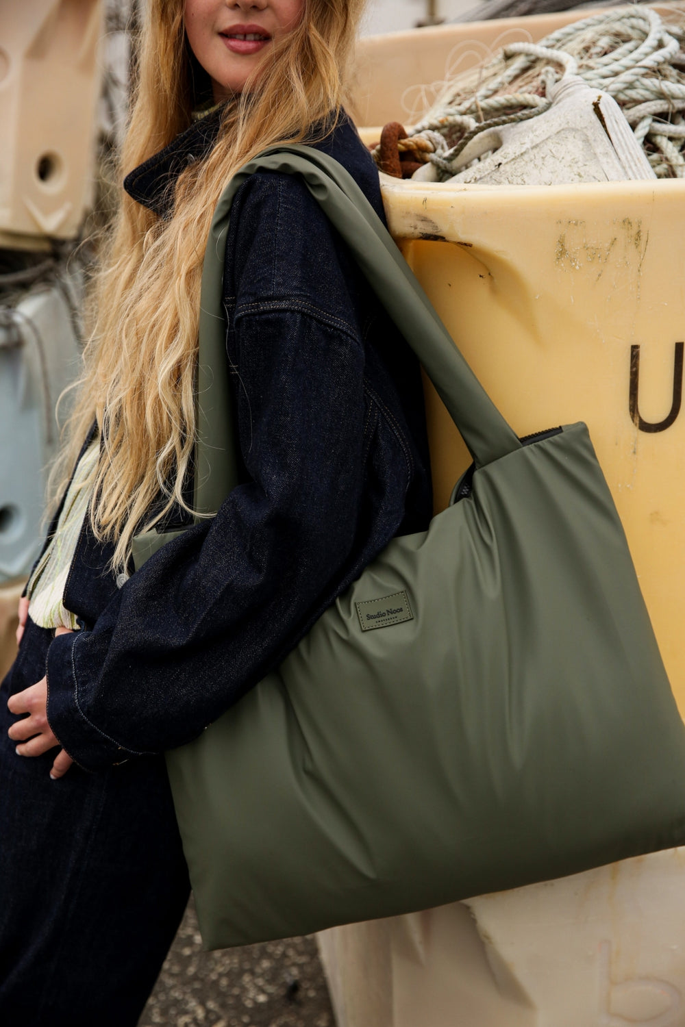 Rain Puffy Mom Bag | Groen