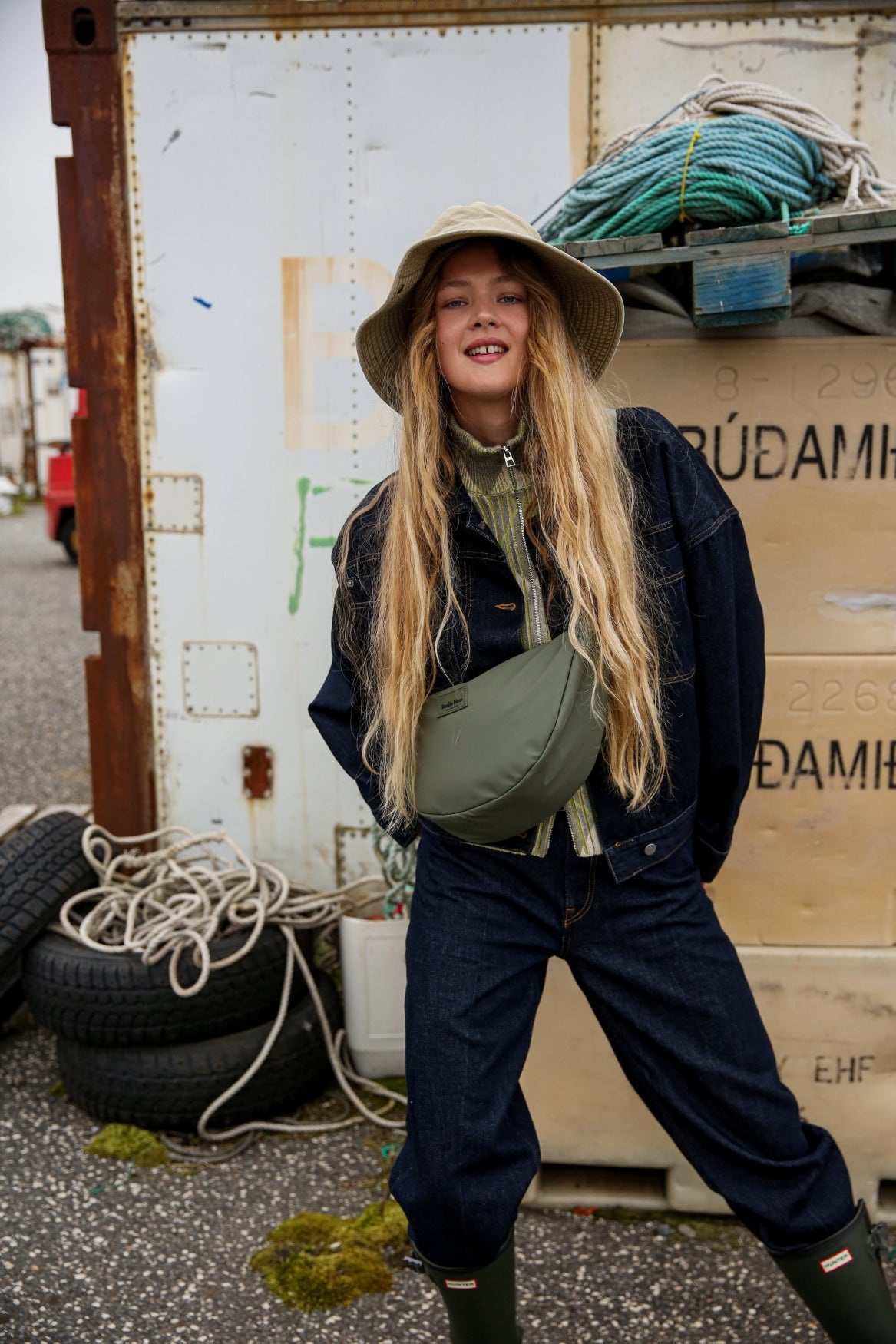 Rain Puffy Fanny Pack | Groen