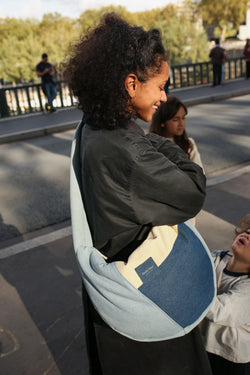 Patchwork Crossbody Tas | Denim