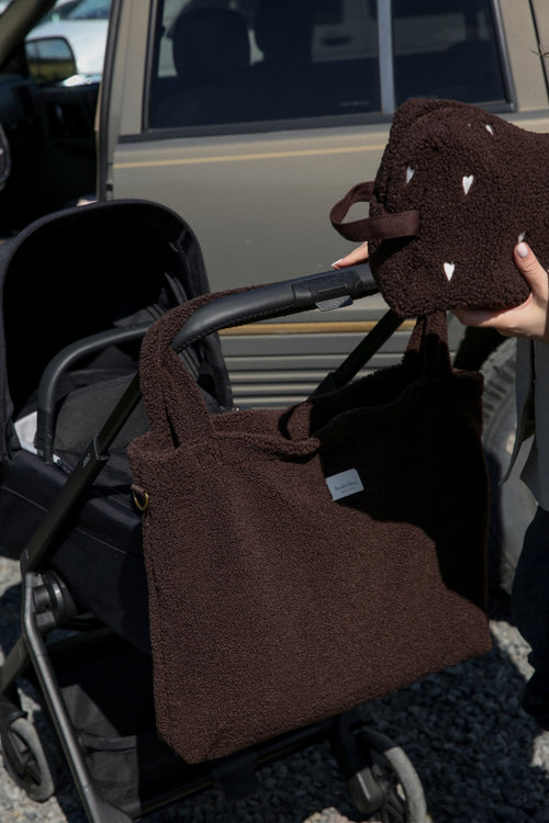 Teddy Toiletry Bag | Chocolate Hearts