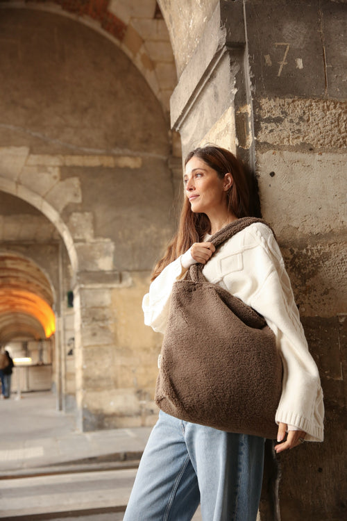 Teddy Mom Bag | Brown