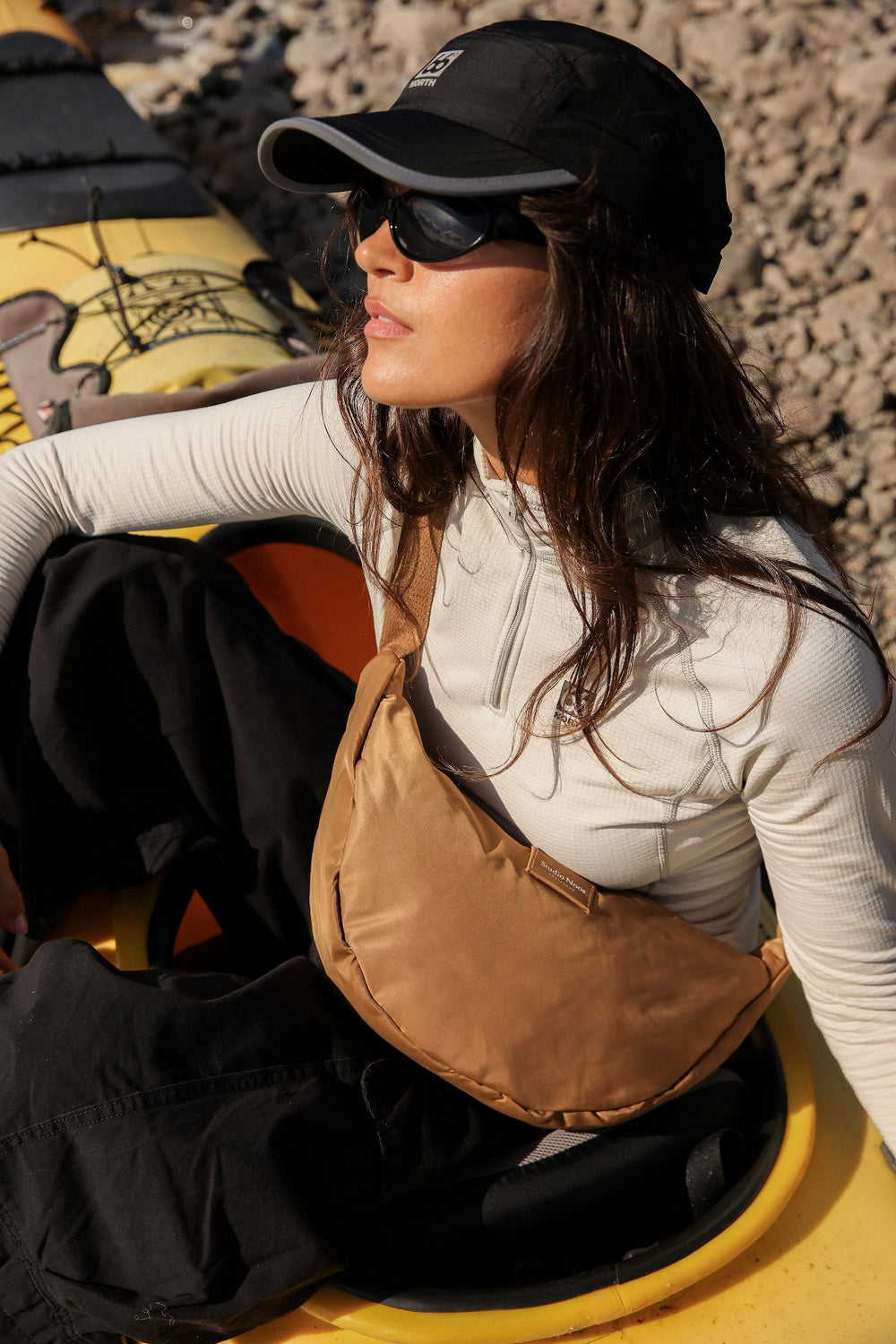 Technical Puffy Adult Fanny Pack | Brown