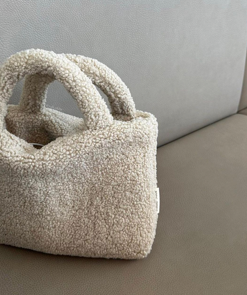 Ecru Teddy Mini Handbag