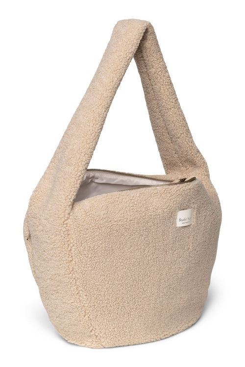 Teddy Cross Body Bag | Ecru