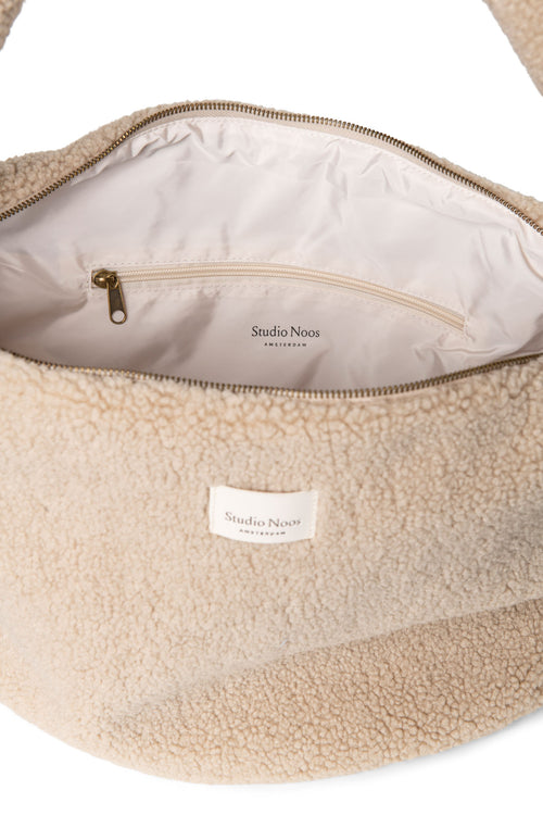 Teddy Cross Body Bag | Ecru