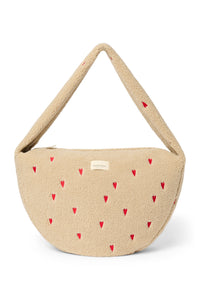  Écru Hearts Teddy Sac à bandoulière 