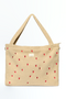 Teddy Hearts Diaper Bag | Ecru Hearts