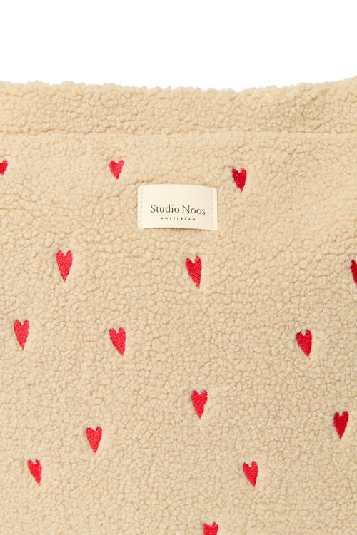 Teddy Sac à langer | Écru Hearts