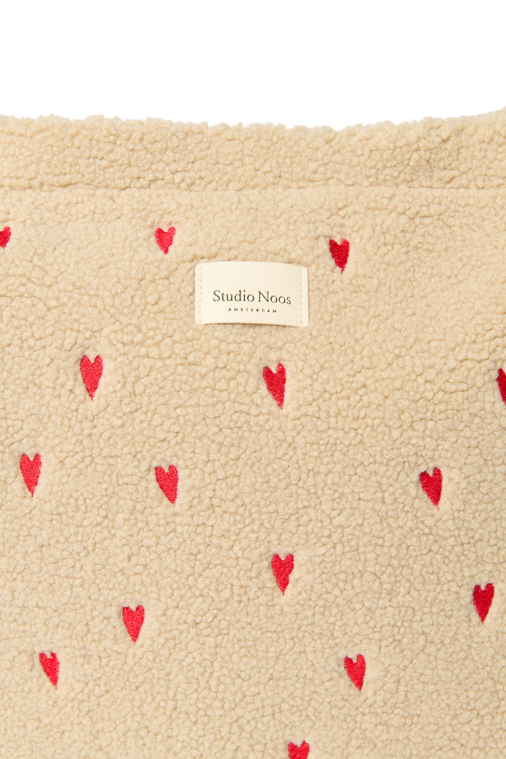 Ecru Teddy Hearts Luiertas