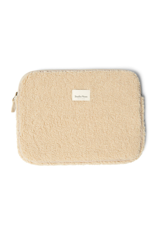 Ecru Teddy Laptophoes | 13inch