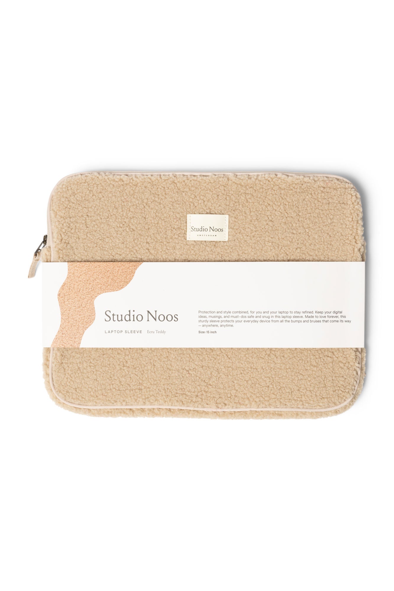Ecru Teddy Laptophoes | 15 INCH