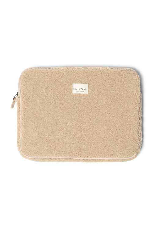 Ecru Teddy Laptophoes | 15 INCH