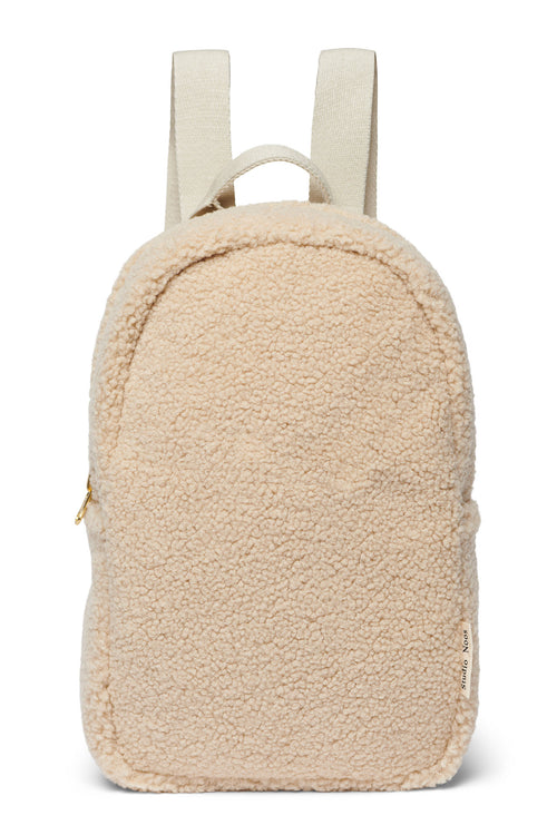 Ecru Teddy Mini Rugzak