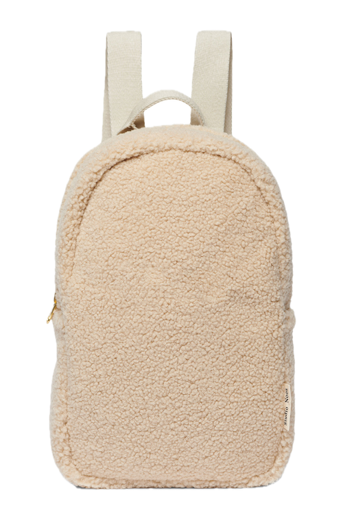 Teddy Mini Sac à dos | Écru