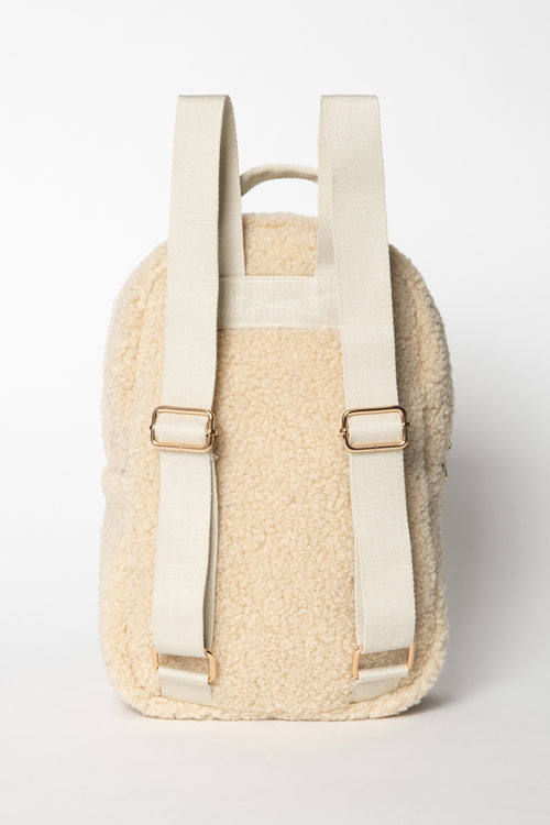 Teddy Mini Backpack | Ecru