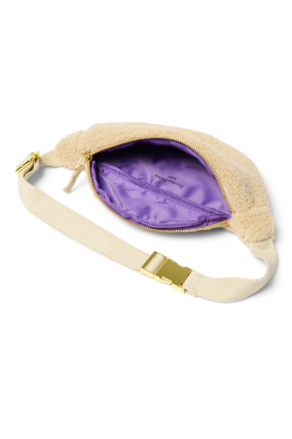 Teddy Mini Sac Banane | Écru