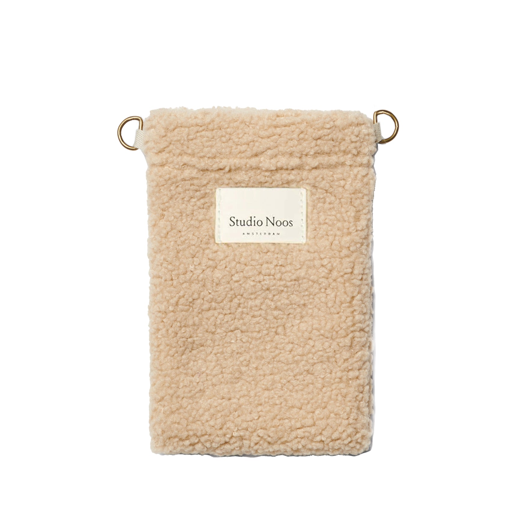 Teddy Phone Bag | Ecru