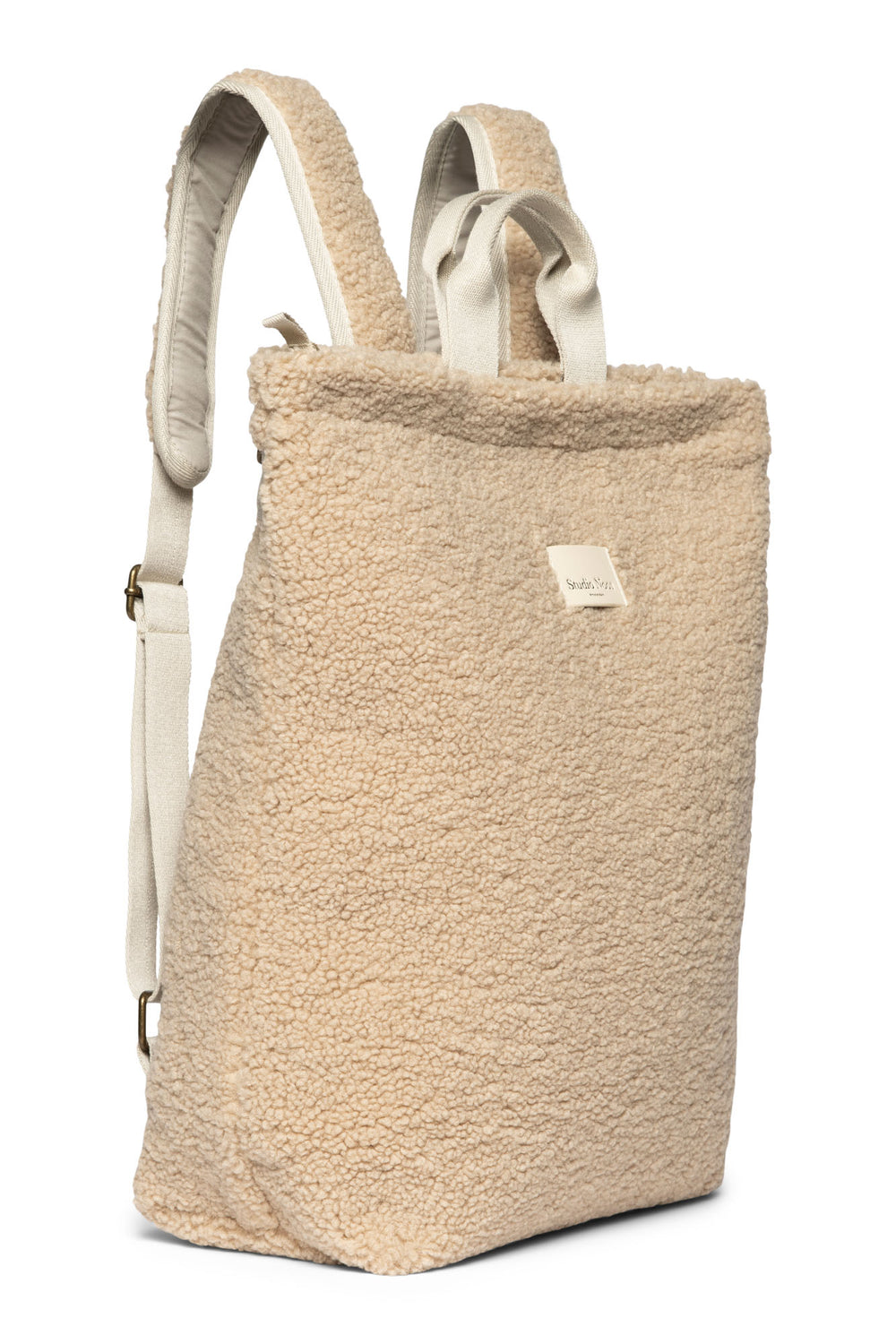 Ecru Teddy Adult Rugtas