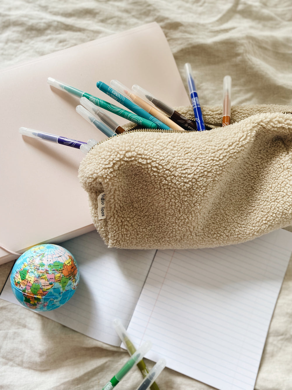 Teddy Pouch | Ecru