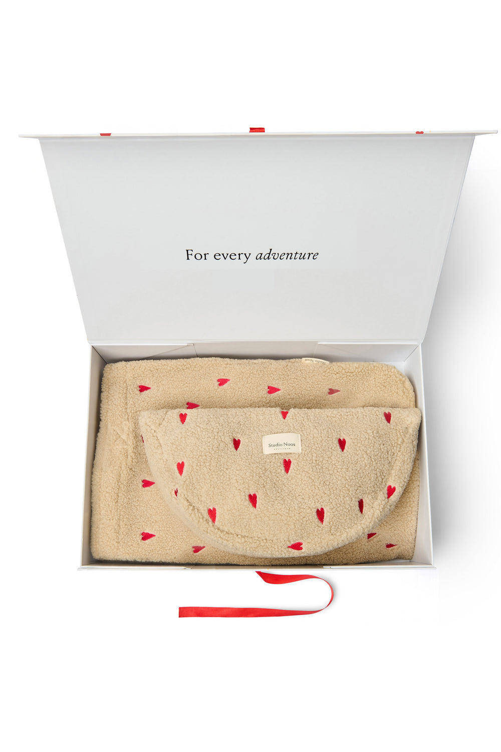 Essentials Teddy Gift Set | Ecru Hearts