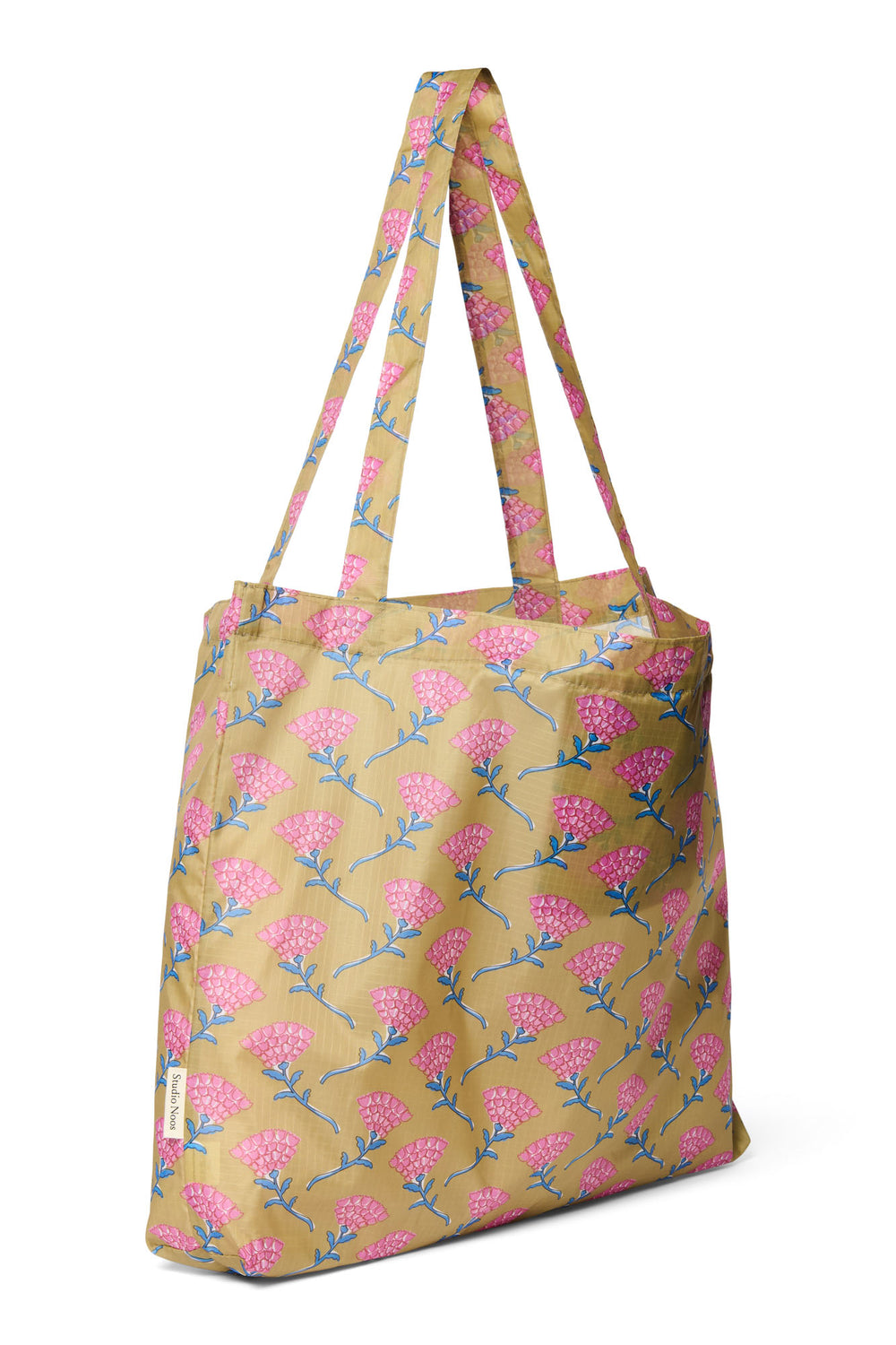 Groene Floral Grocery Bag