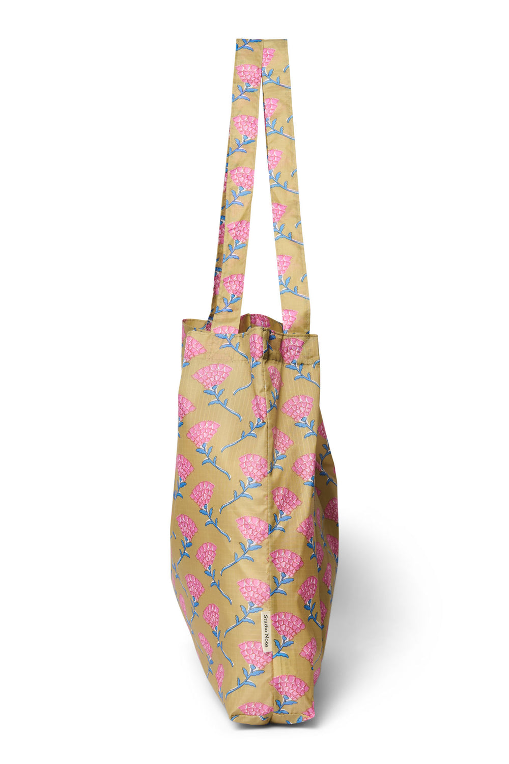 Groene Floral Grocery Bag