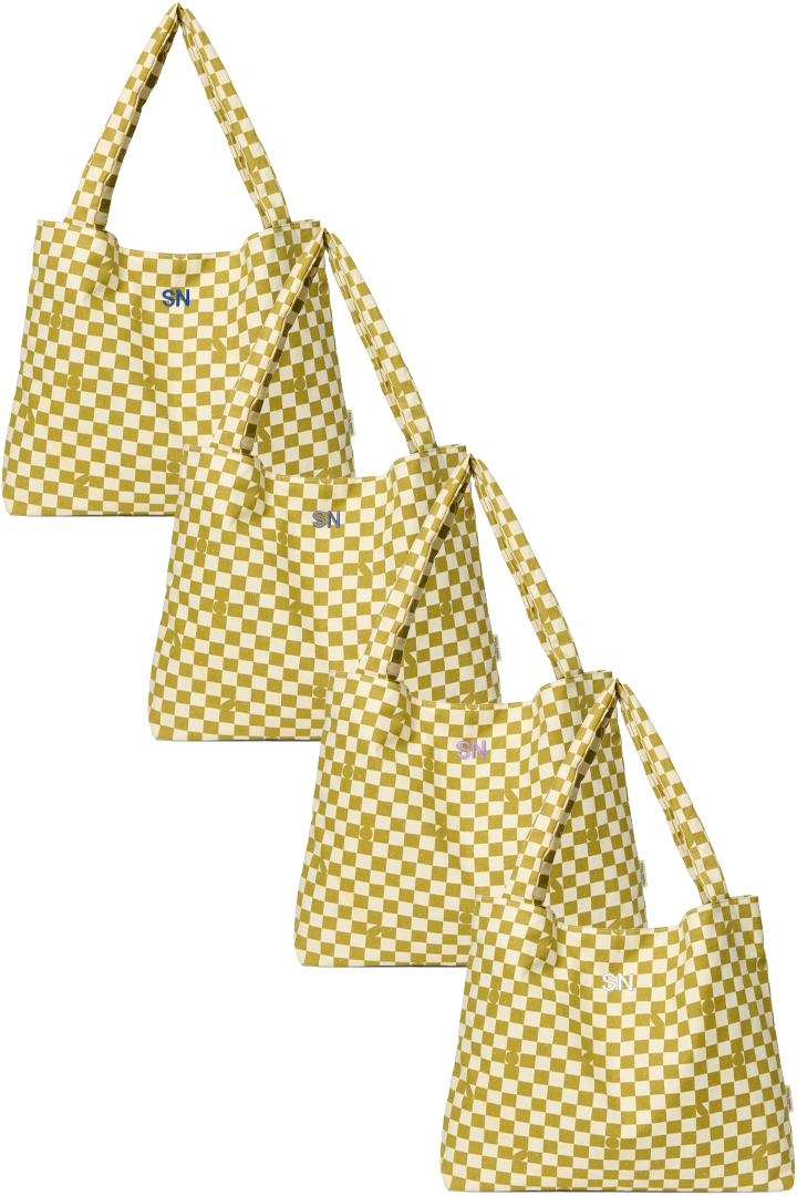 Hay Checkerboard Mom Bag