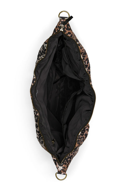 Soft Cotton Diaper Bag | Hazel Leopard