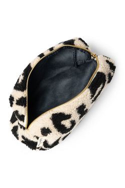 Luipaard Ecru Teddy Pouch