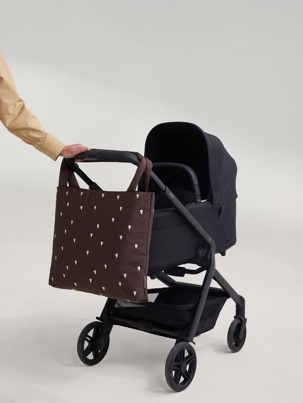 Puffy Mom Bag | Brun Hearts