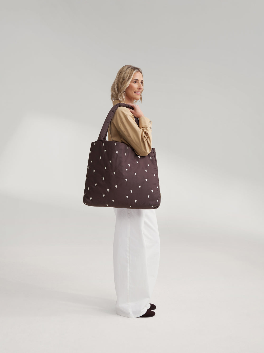 Puffy Mom Bag | Brun Hearts