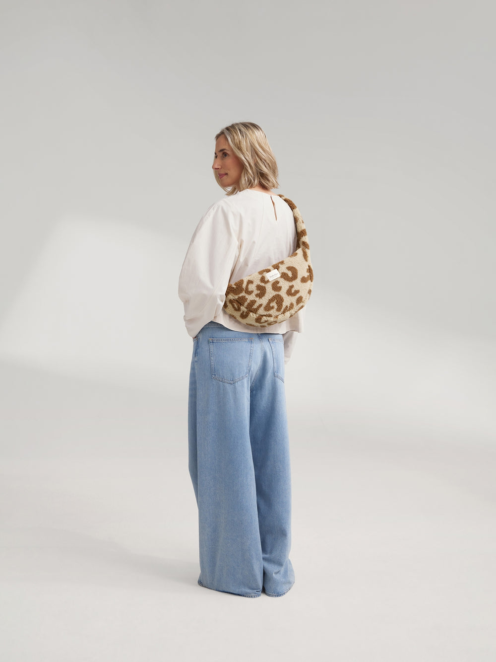 Teddy Mini Cross Body Bag | Leopard