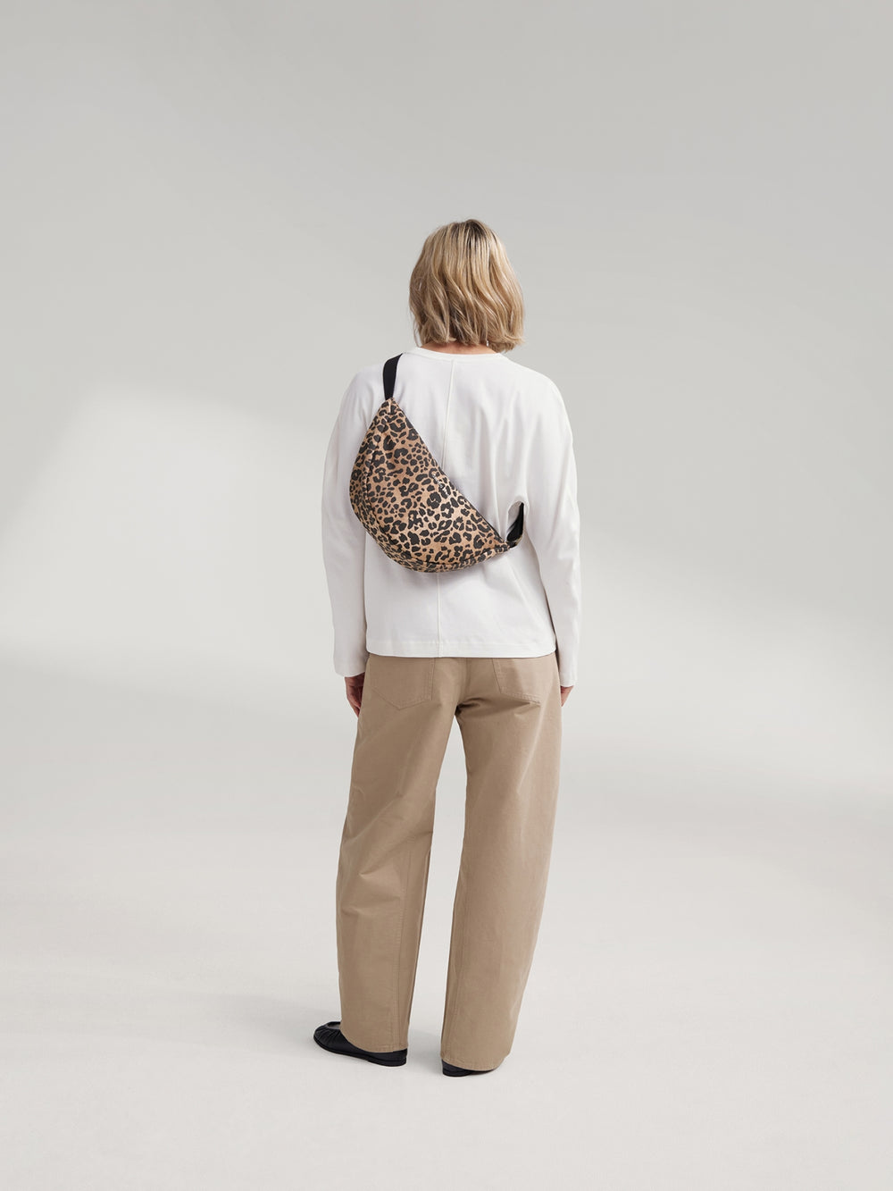 Brown Leopard Cotton Adult-Gürteltasche