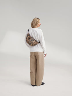 Brown Leopard Cotton Adult-Gürteltasche