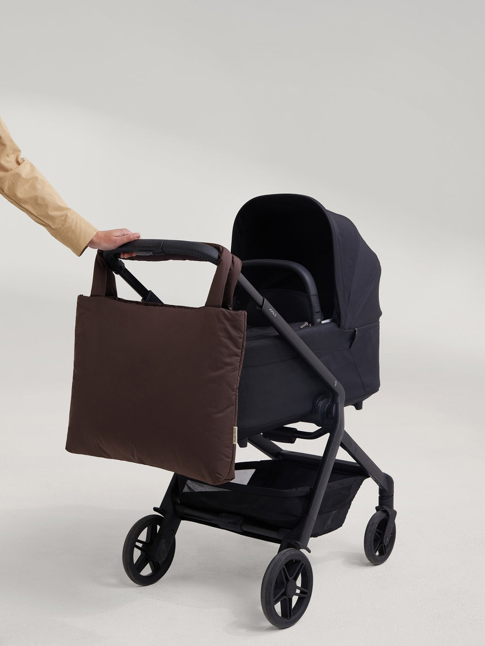 Puffy Mom Bag | Brun