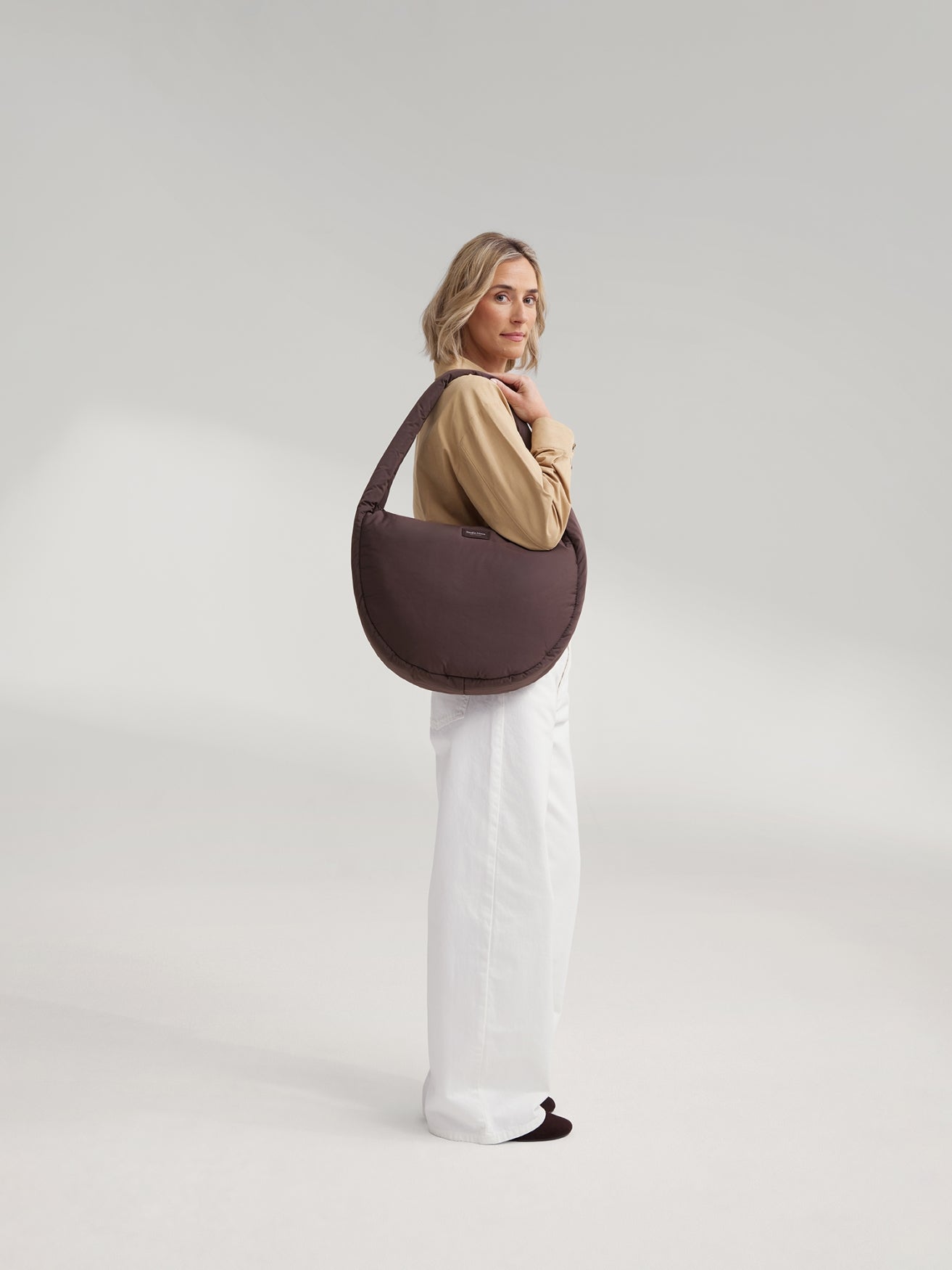 Puffy Sac à bandoulière | Brun