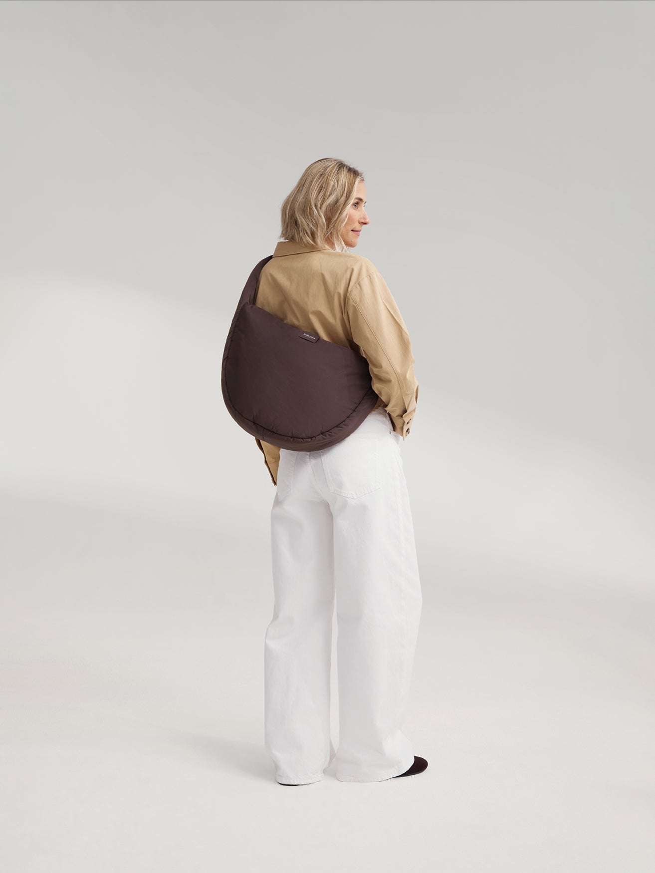 Puffy Sac à bandoulière | Brun