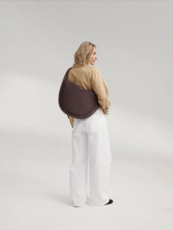Puffy Sac à bandoulière | Brun