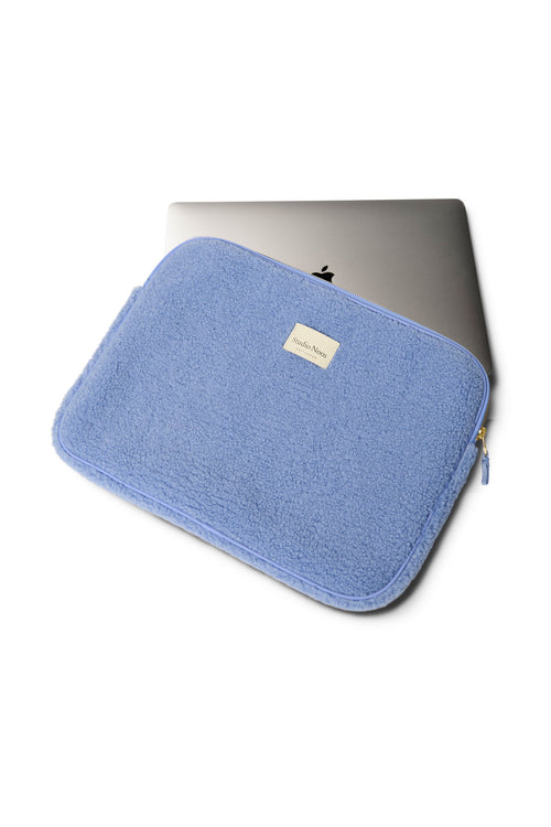 Light Blue Teddy Laptop Sleeve | 15 INCH