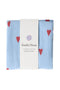 Swaddle Print Medium | Light Blue Hearts